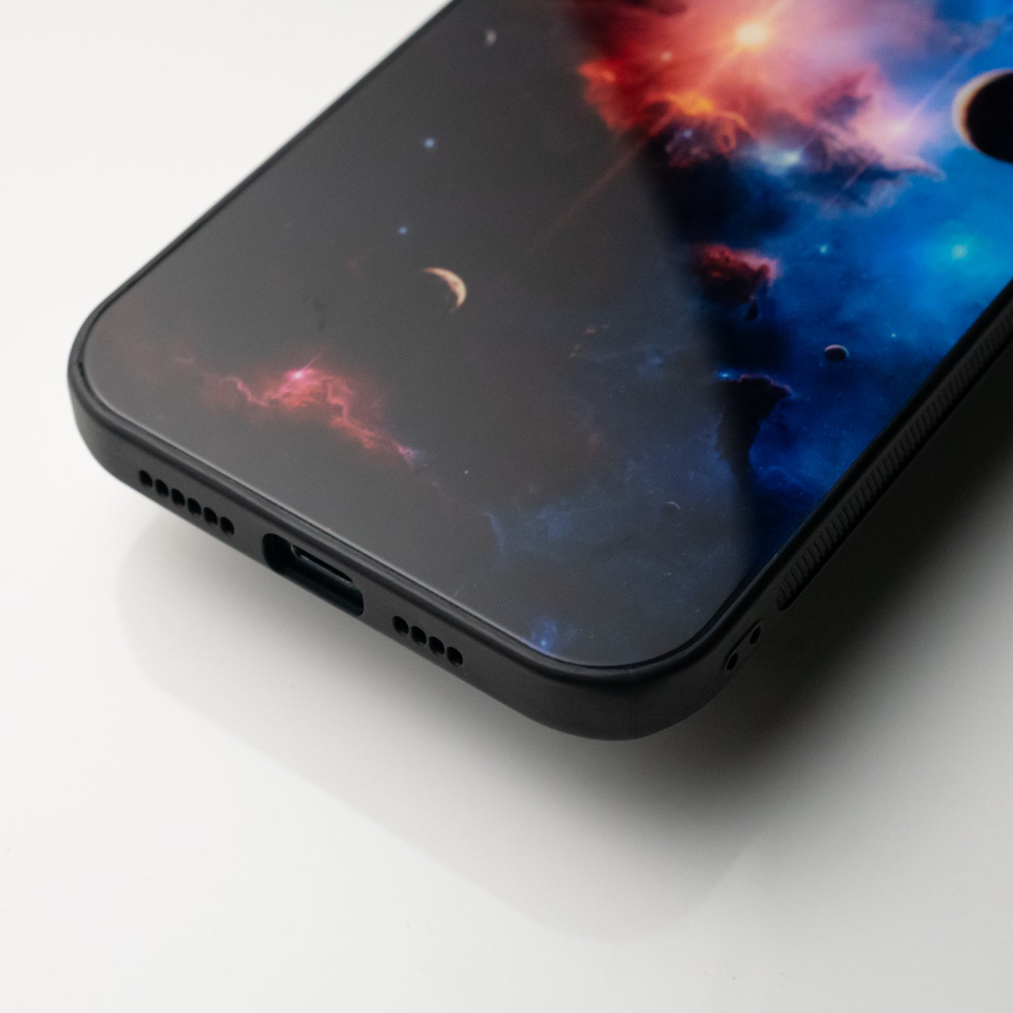 Space glass iPhone case