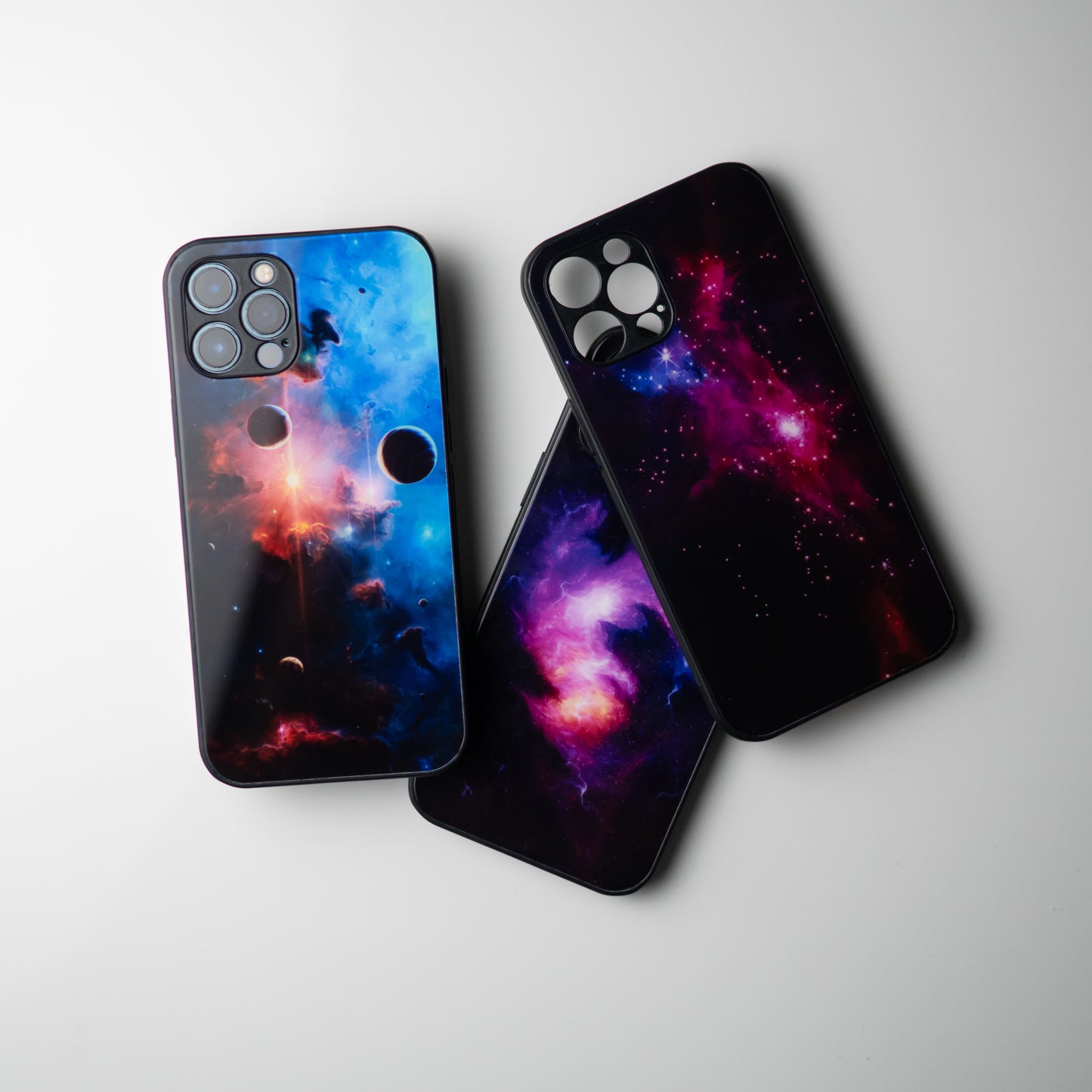 Space glass iPhone case